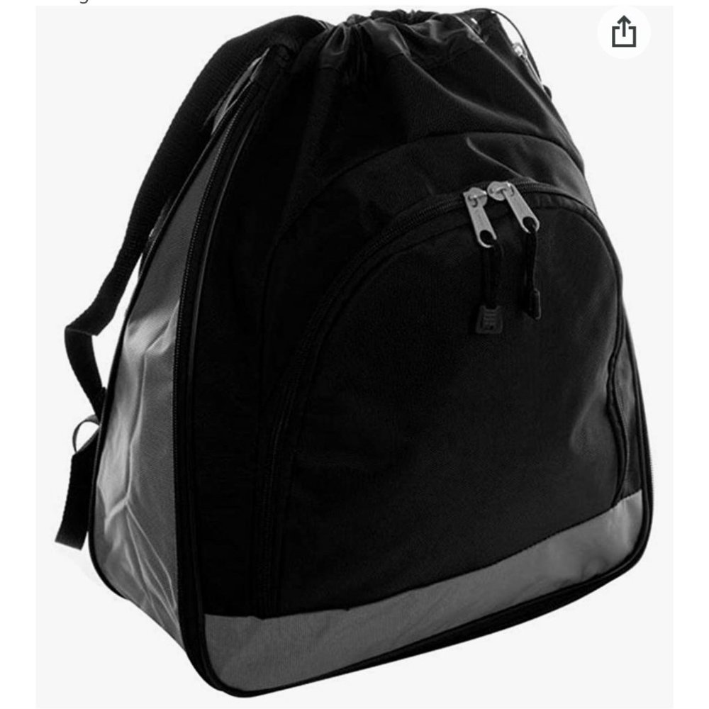 Toppers Unisex Expandable Shoulder Sport‎ Pack with Pouch, Silver/Black